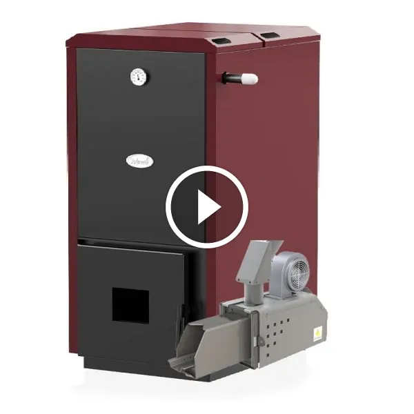 Cazan Mareli peleti 35 kW cu arzator Ecopalnik VIP 25-30kw
