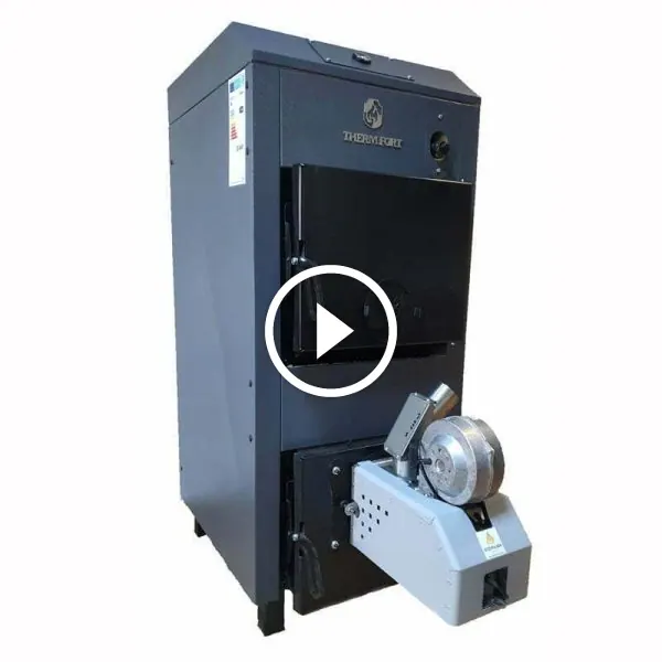 Cazan peleti THERMFORT 45-50kW cu arzator Uni-Max 50kW