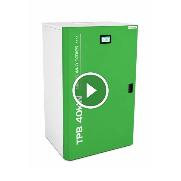 Centrala pe peleti compacta Thermfort 10-40kW TPB40- Smart WiFi Modul incorporat