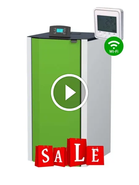 Centrala peleti Mareli compacta Matera AUTO 24kW - termostat cu WiFi