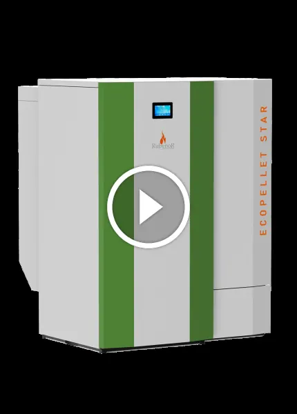 Centrala peleti Mareli RubynoR 24kw ECOPELLET STAR -in condensatie 105%