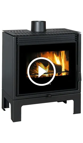 Semineu pe lemne tip soba PMTVSL - 13kW
