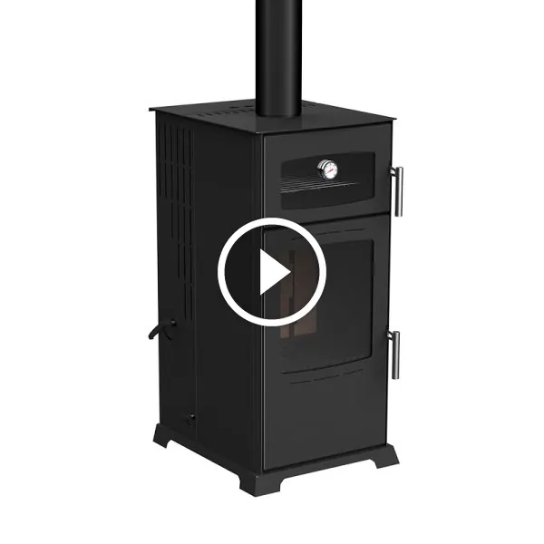 Soba de gatit pe lemne si peleti cu plita si cuptor GOLD 12kW