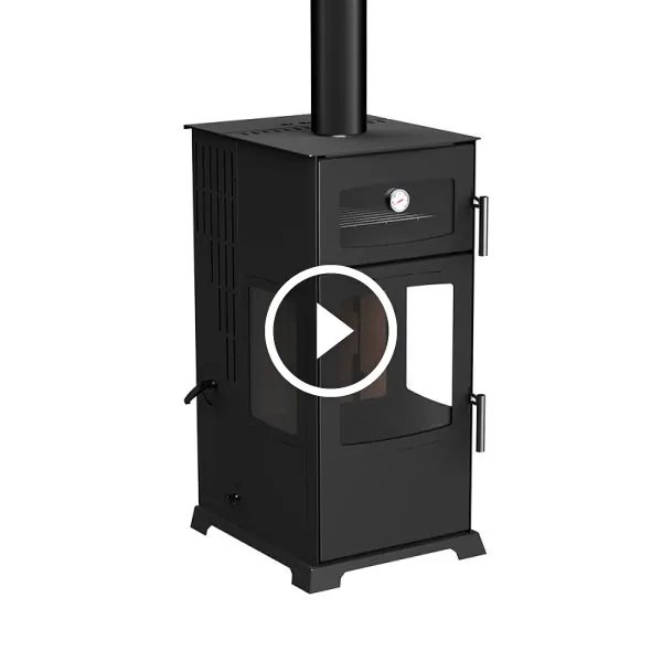Soba de gatit pe lemne si peleti cu plita si cuptor GOLD PLUS 12kW