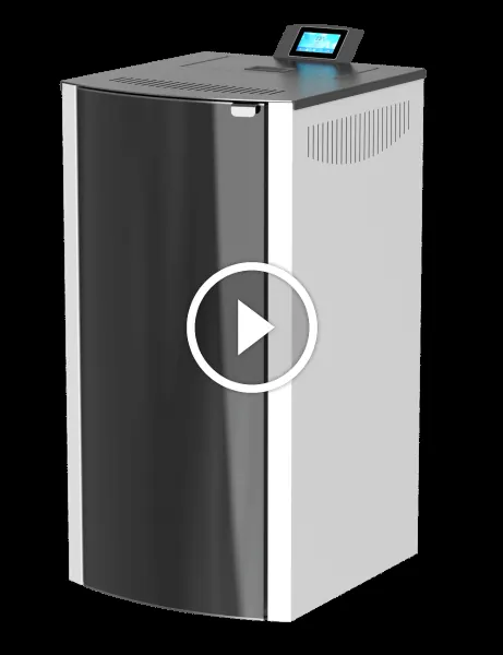 Termosemineu Mareli ONYX GLASS 24kW - curatare automata