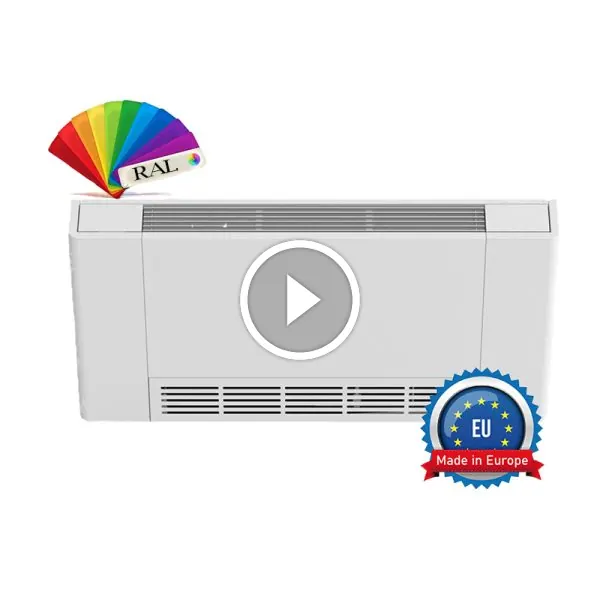 Ventiloconvector de pardoseala AMG 1090- 6 kW HomeFort- Mareli Ultra Slim- include termostat cu WiFi