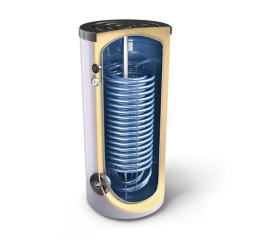 Boiler apa calda 160l cu serpentina marita pentru pompa de caldura