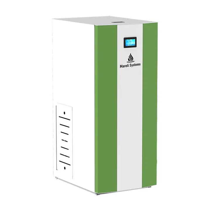 Centrala pe peleti Mareli ECOSTAR SBN24 AUTO 10-24kW- curatare automata schimbatorului si gratarului