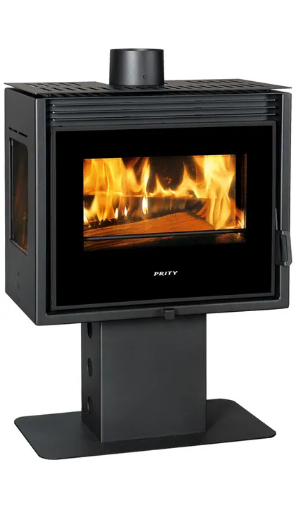 Semineu pe lemne tip soba PM3LTV - 13kW