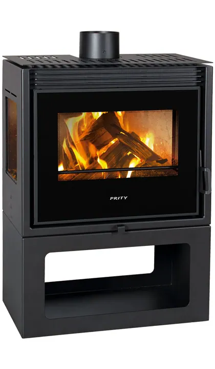 Semineu pe lemne tip soba PM3TV - 13kW