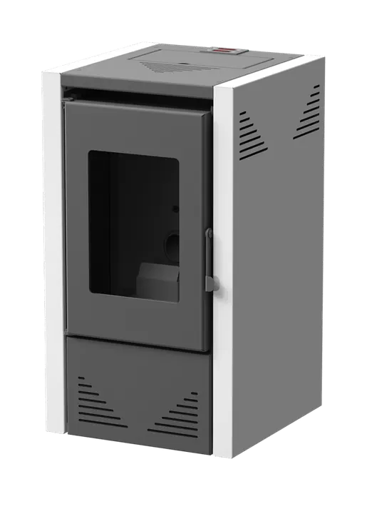 Semineu pe peleti Mareli JADE cu aer cald de 5kW