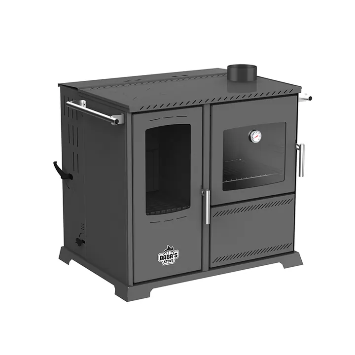 Soba de gatit pe lemne si peleti cu plita si cuptor SAPHIRE 10kW