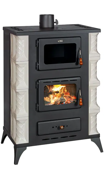 Soba teracota de gatit pe lemne cu cuptor si plita model FRK - 12kW