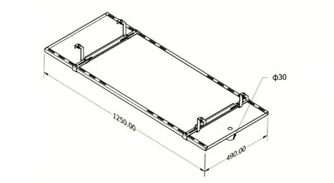 Tava de condens pompa de caldura din inox