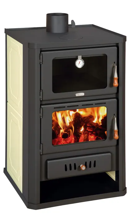 Termosemineu pe lemne cu cuptor si plita de gatit model FG W - 20kW